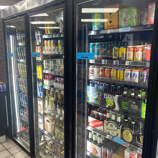 Three Pane Tempered Glass Freezer Door